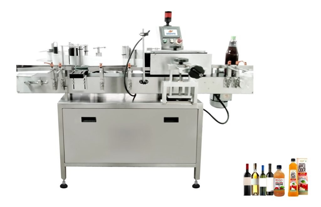 Automatic Round and Flat Bottle Labeling Machine