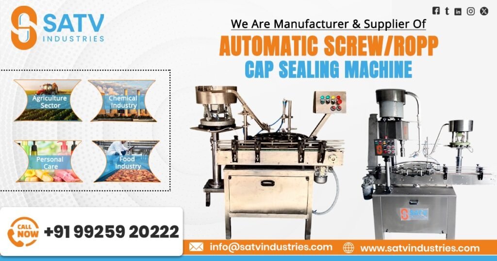 Automatic ROPP and Screw Cap Sealing Machine in Delhi