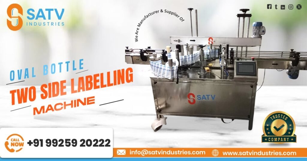 Oval Bottle Two Side Labelling Machine in West Bengal