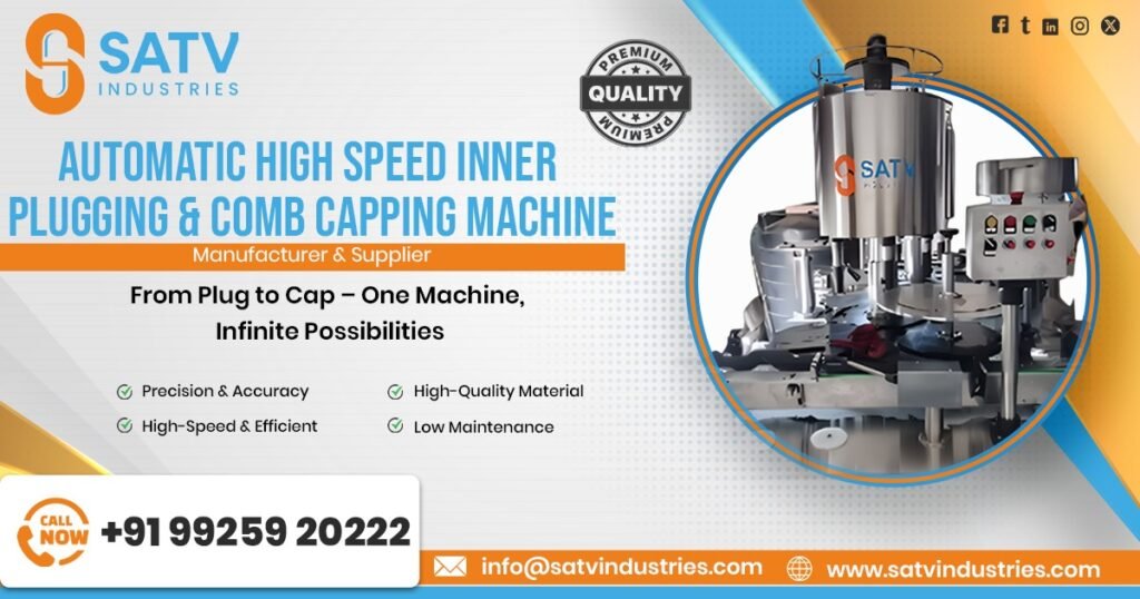 Automatic High-Speed Inner Plugging and Comb Capping Machine in Uttarakhand