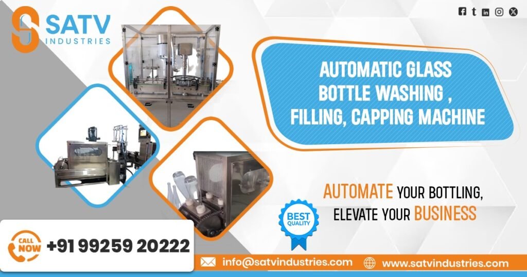 Automatic Glass Bottle Washing Filling and Capping Machine in Nigeria