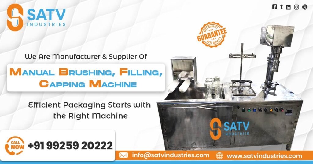 Manual Brushing Filling and Capping Machine in Bangladesh