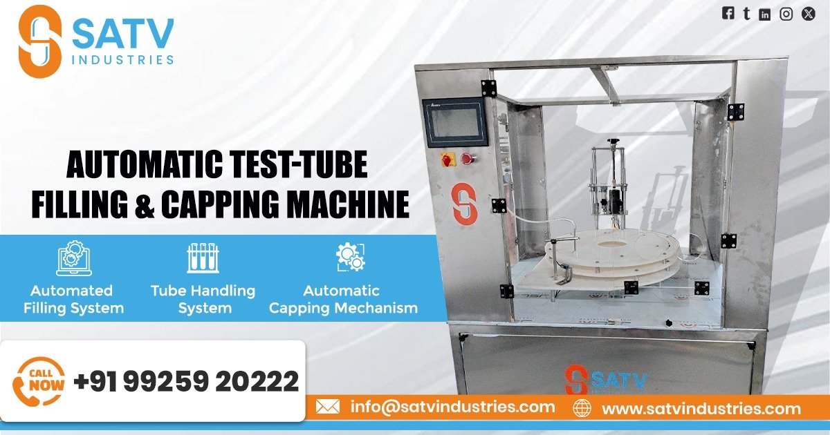 Automatic Test-Tube Filling and Capping Machine in Haridwar
