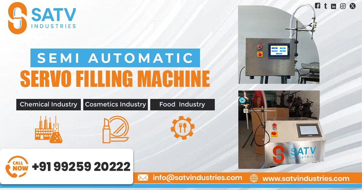 Semi-Automatic Servo Filling Machine in Ahmedabad