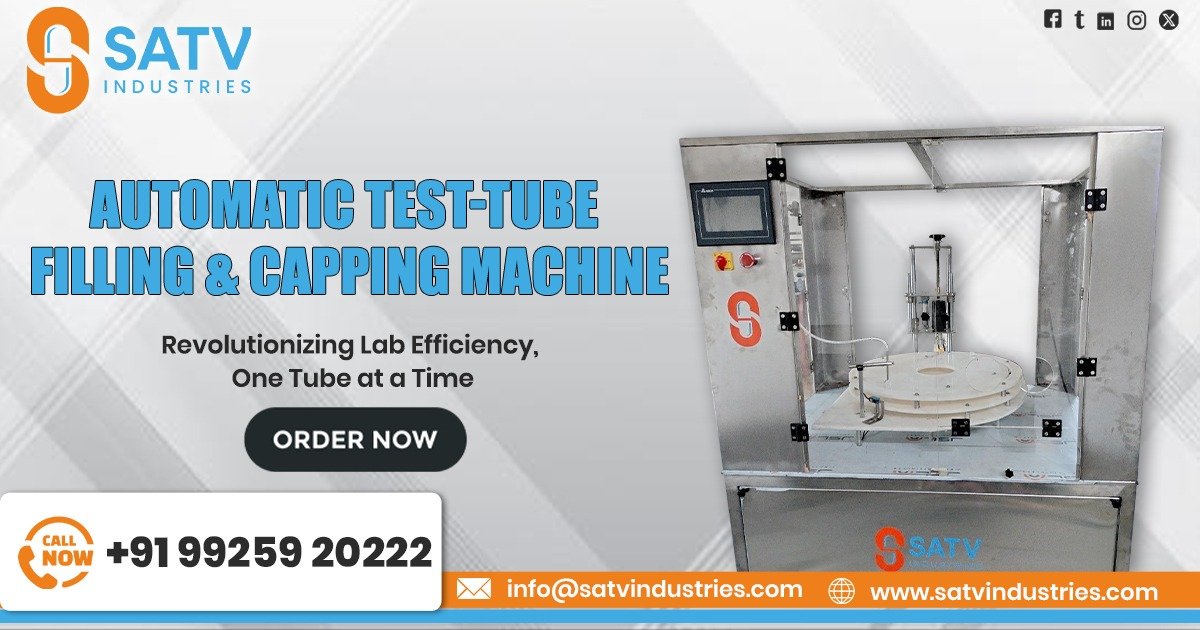 Automatic Test-Tube Filling and Capping Machine in Baddi