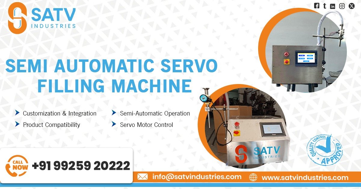 Semi-Automatic Servo Filling Machine in Gujarat