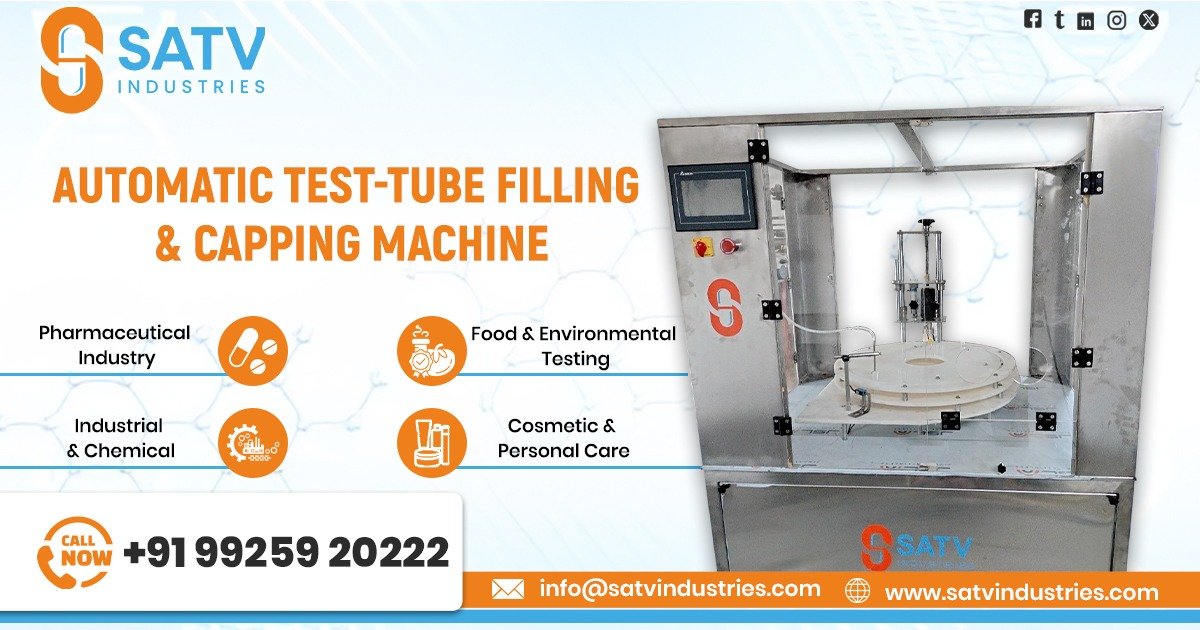 Automatic Test-Tube Filling and Capping Machine in Uttarakhand