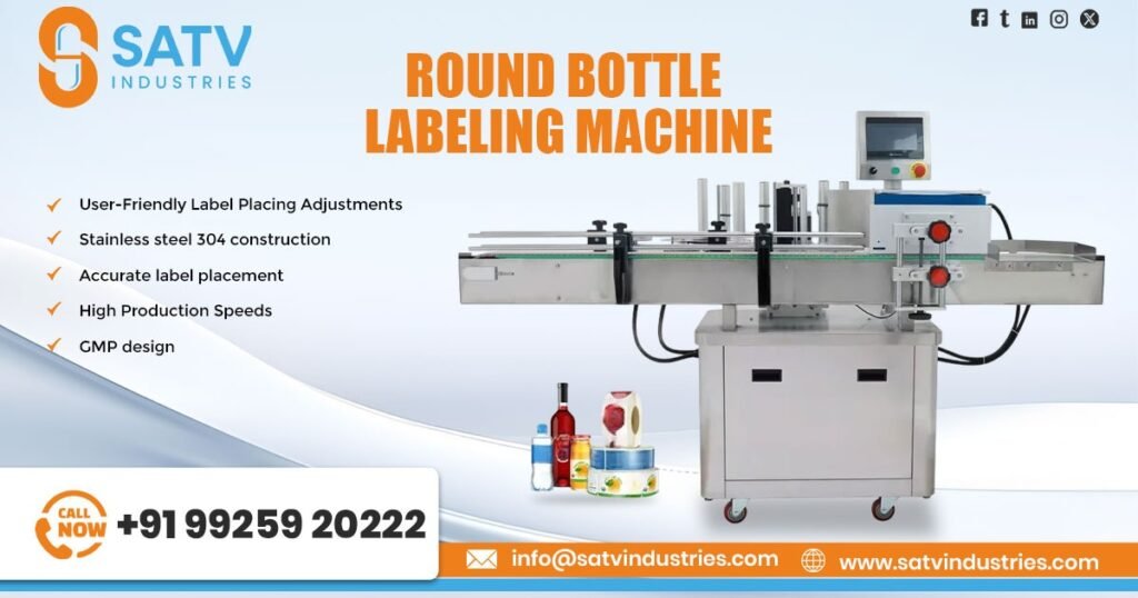 Round Bottle Labeling Machine in Bengaluru