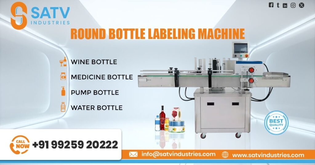 Round Bottle Labeling Machine in Maharashtra