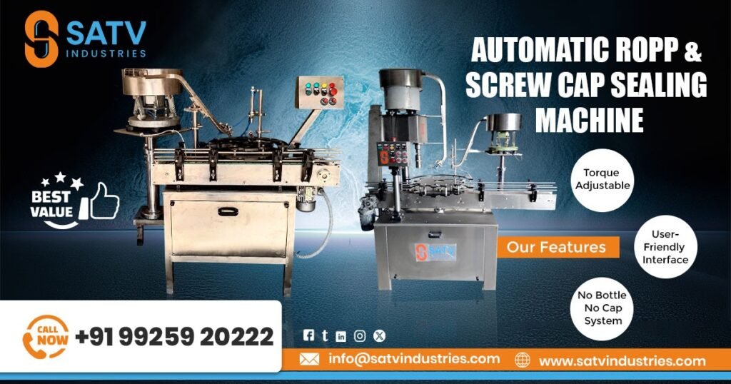 Automatic ROPP and Screw Cap Sealing Machine in Uttar Pradesh