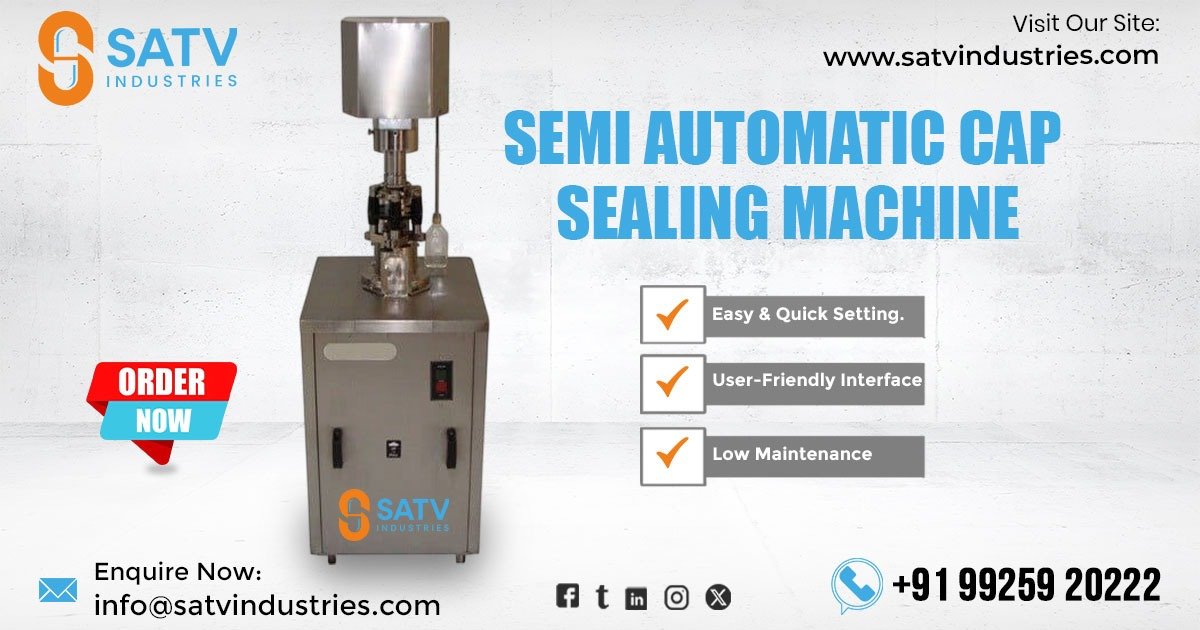 Semi-Automatic Cap Sealing Machine in Karnataka