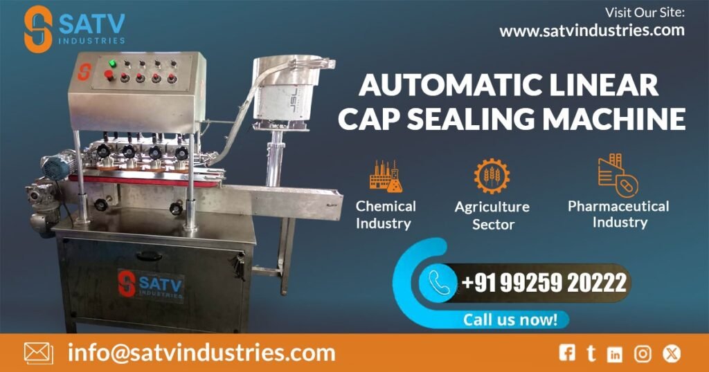 Automatic Linear Cap Sealing Machine in Maharashtra