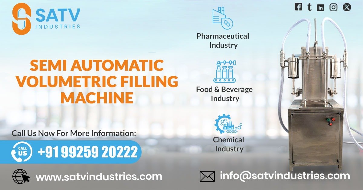 Semi-Automatic Volumetric Filling Machine in Gujarat