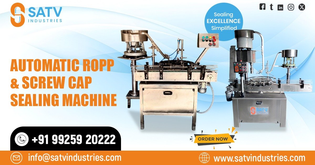 Automatic ROPP Cap Sealing Machine in Gujarat