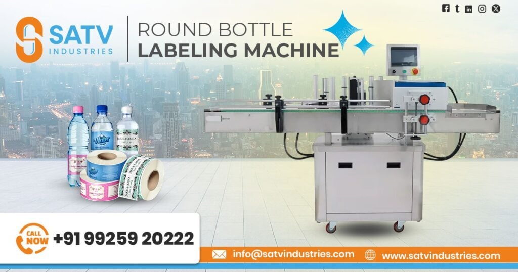 Round Bottle Labeling Machine in Delhi