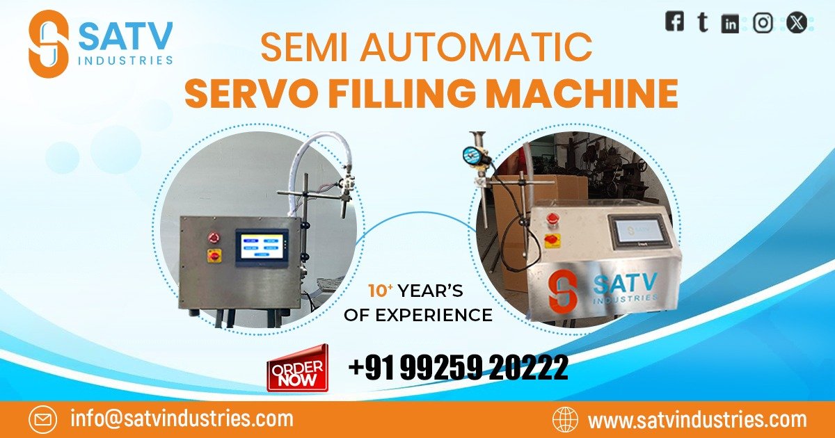Semi-Automatic Servo Filling Machine in Delhi