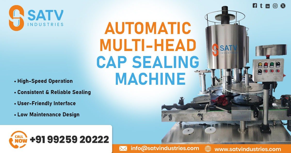 Automatic Multi-Head Cap Sealing Machine in Vadodara