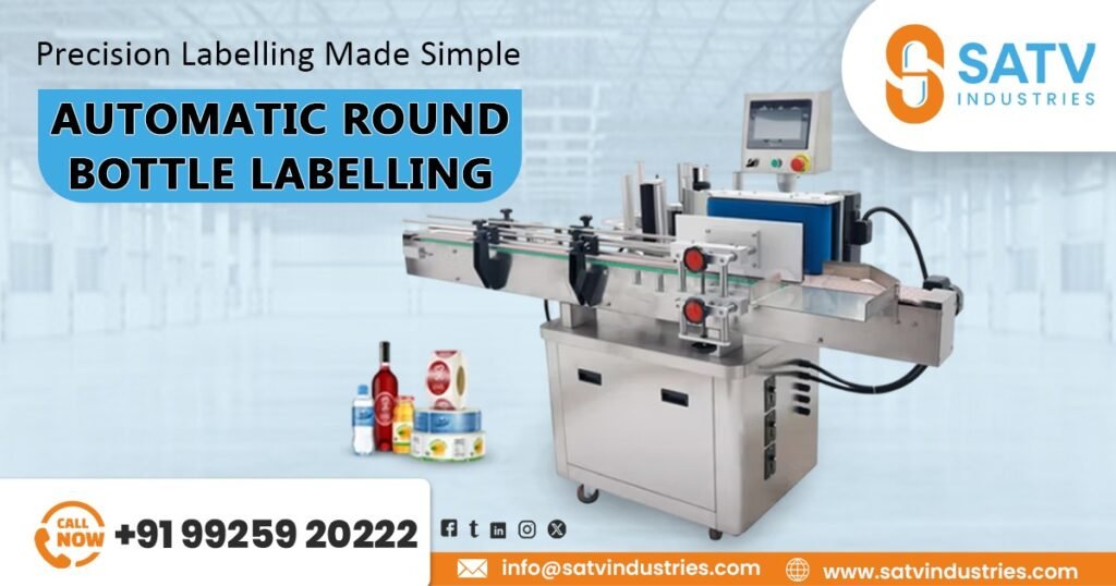 Automatic Round Bottle Labelling Machine in Tamil Nadu