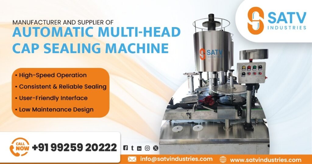 Automatic Multi-Head Cap Sealing Machine in UAE