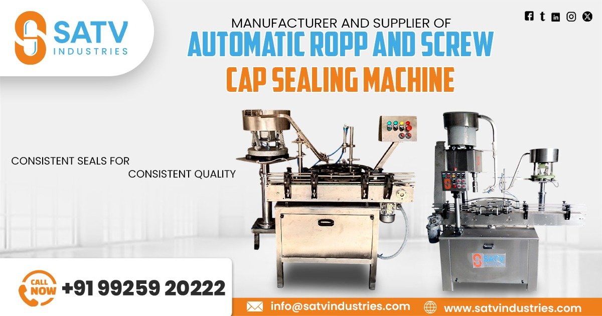 Automatic ROPP and Screw Cap Sealing Machine in Dhaka