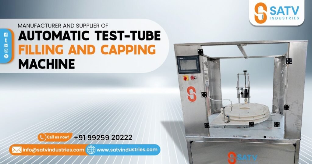Automatic Test-Tube Filling and Capping Machine in Haryana