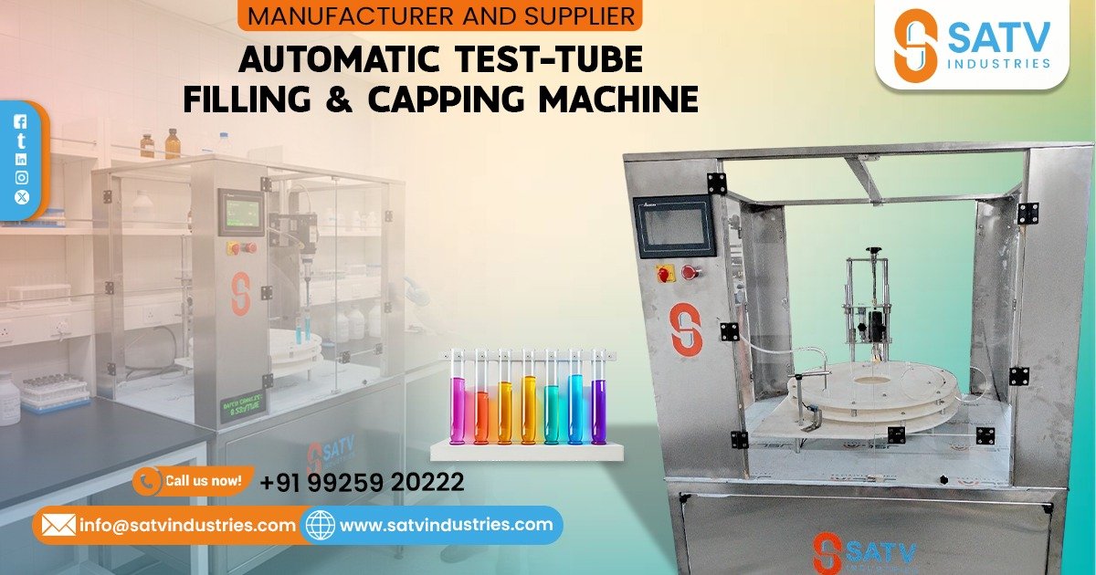 Automatic Test-Tube Filling and Capping Machine in Gurgaon