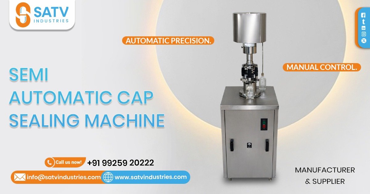 Semi Automatic Cap Sealing Machine in Tamil Nadu