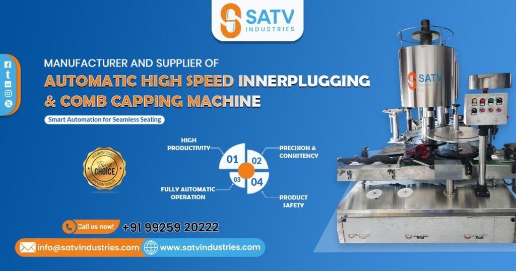 Automatic High-Speed Inner Plugging and Comb Capping Machine in Dhaka