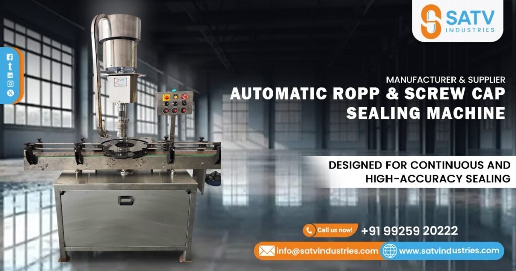 Automatic ROPP and Screw Cap Sealing Machine in Bangladesh