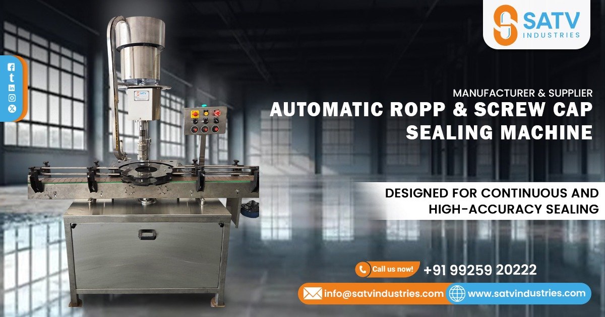Automatic ROPP and Screw Cap Sealing Machine in Bangladesh