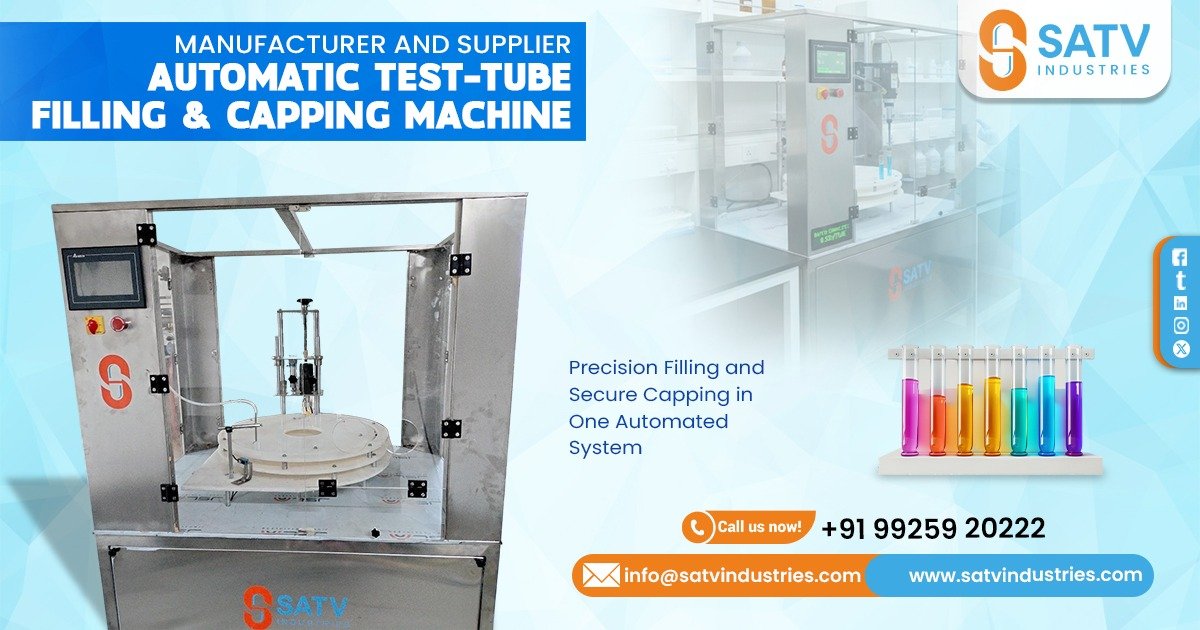 Automatic Test-Tube Filling and Capping Machine in Shirdi