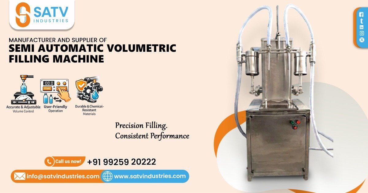 Semi-Automatic Volumetric Filling Machine in Kerala