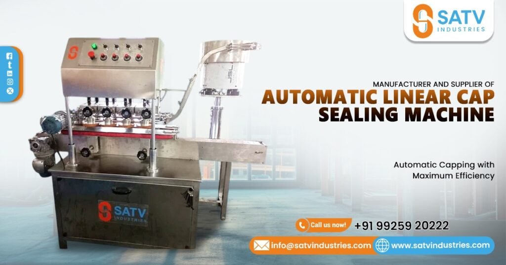 Automatic Linear Cap Sealing Machine in Dehradun