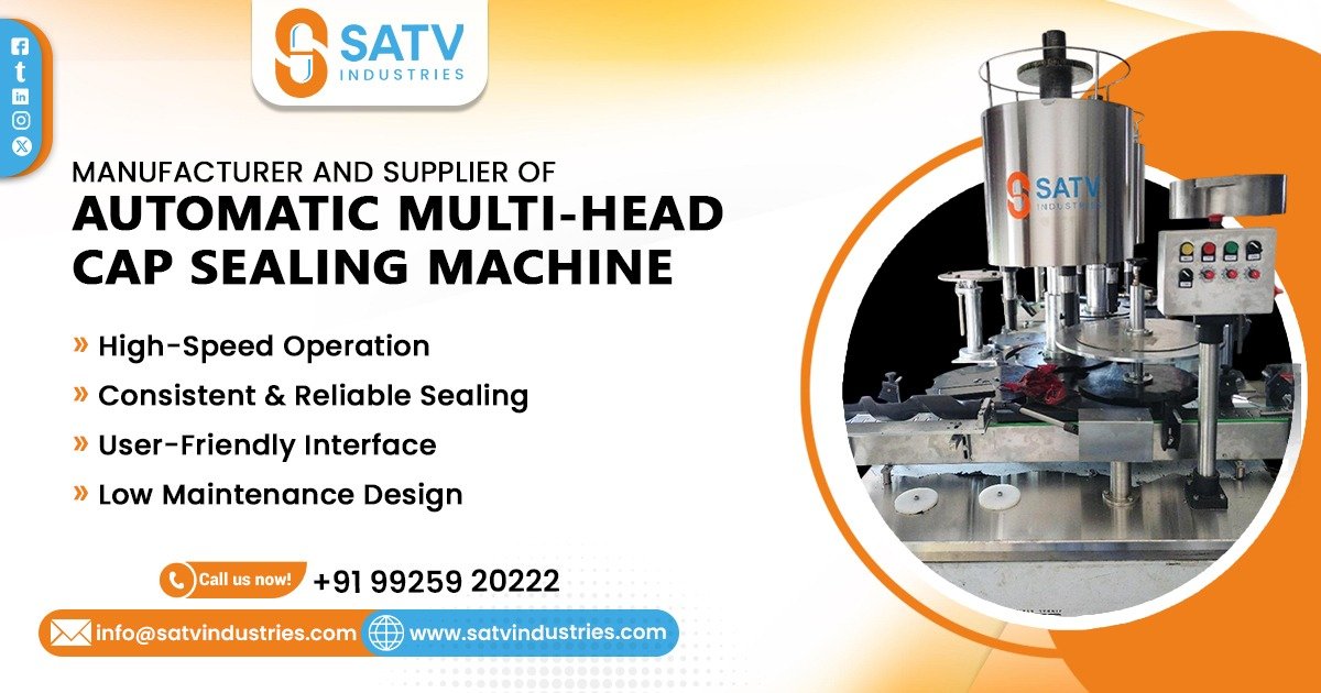 Automatic Multi-Head Cap Sealing Machine in Gandhinagar
