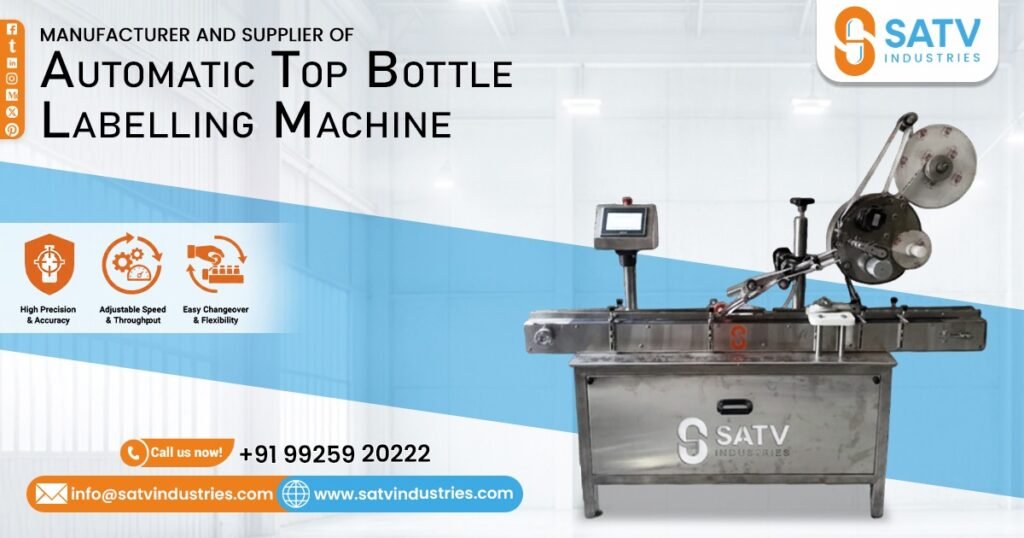 Automatic Top Bottle Labelling Machine in Jaipur