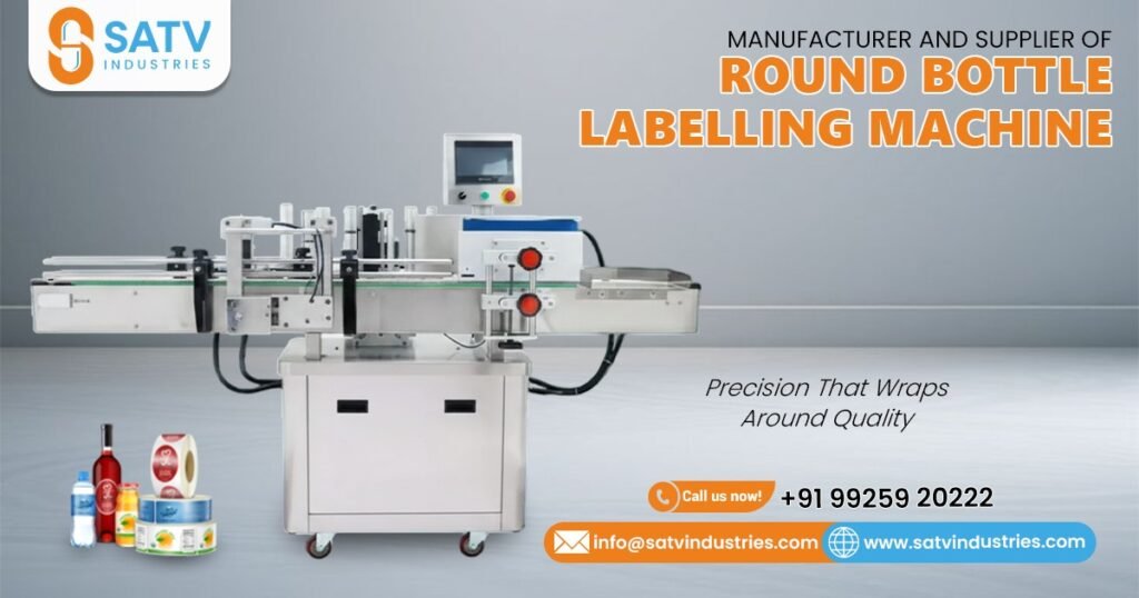 Round Bottle Labeling Machine in Indonesia