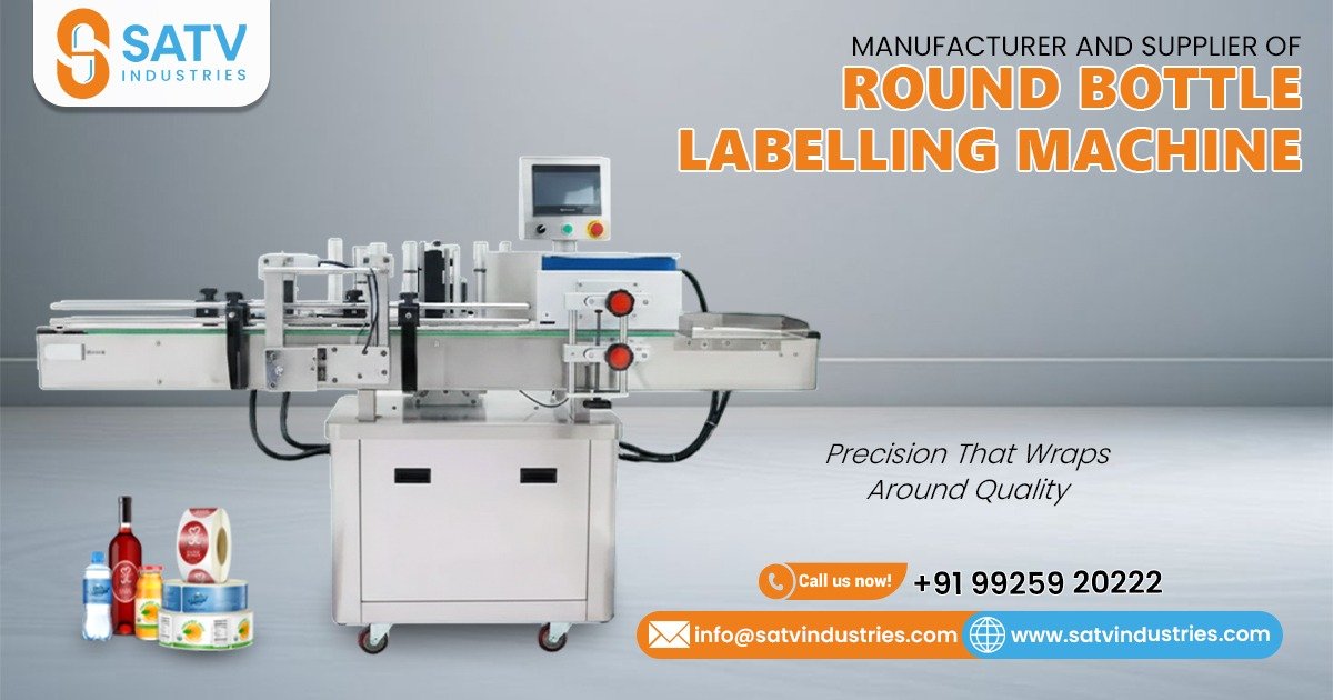 Round Bottle Labeling Machine in Indonesia