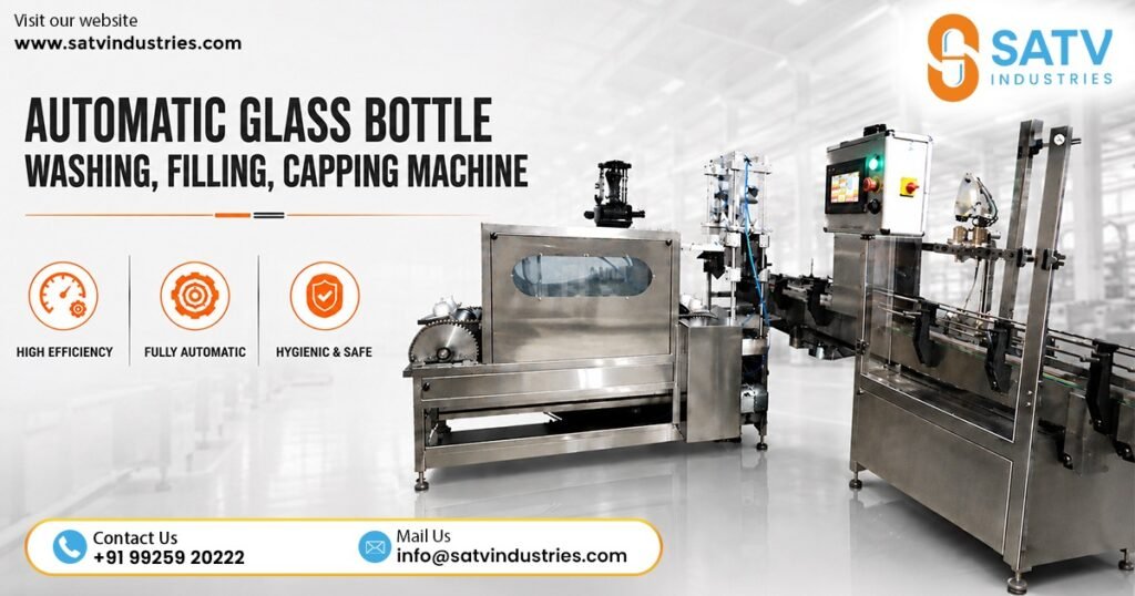 Automatic Glass Bottle Washing Filling Capping Machine in Bangladesh