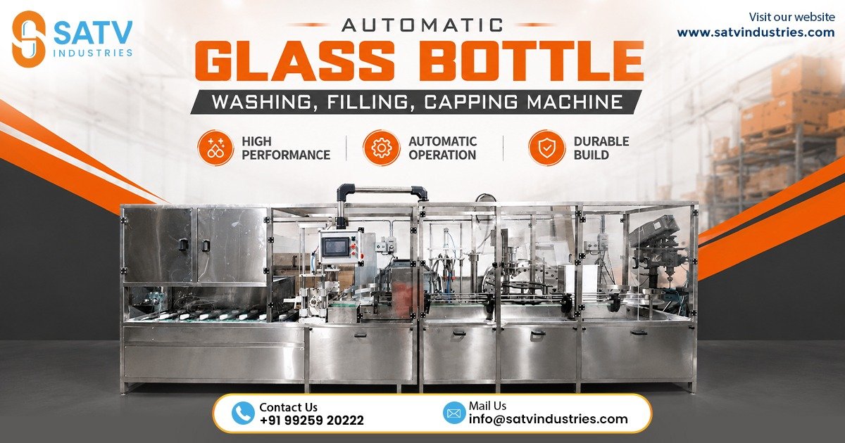 Automatic Glass Bottle Washing Filling Capping Machine in Vietnam