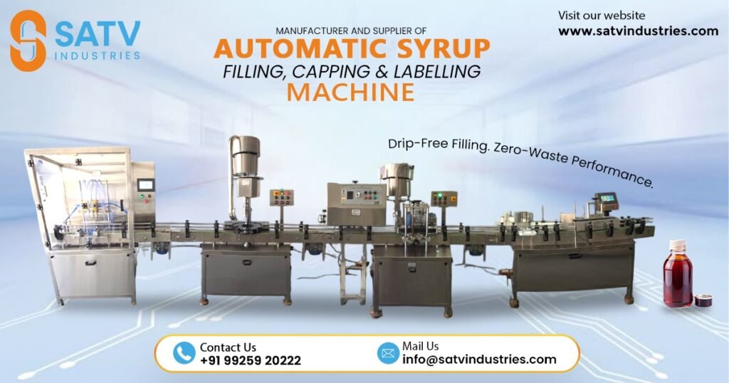 Automatic Syrup Filling Capping and Labelling Machine in Nepal