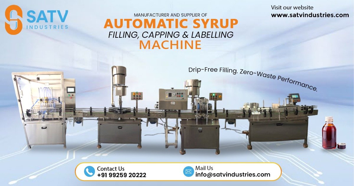 Automatic Syrup Filling Capping and Labelling Machine in Nepal
