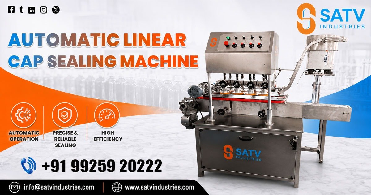 Automatic Linear Cap Sealing Machine in Bangladesh