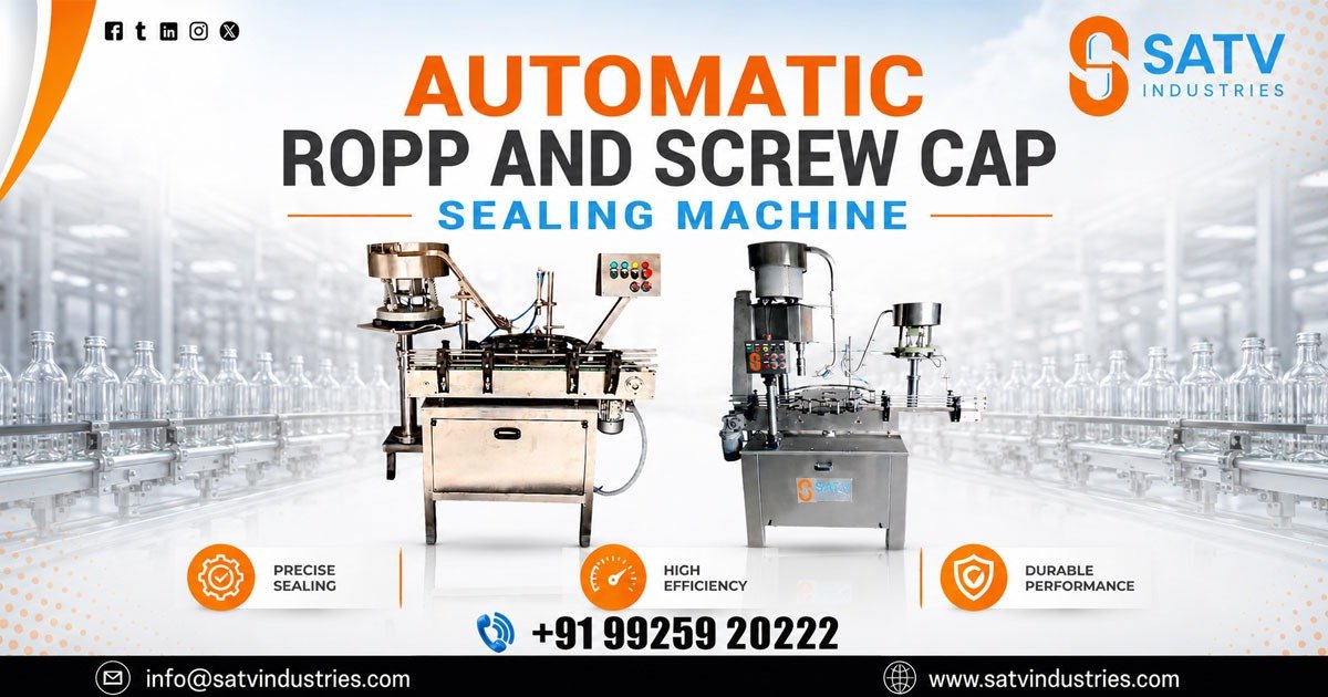 Automatic ROPP and Screw Cap Sealing Machine in Vietnam