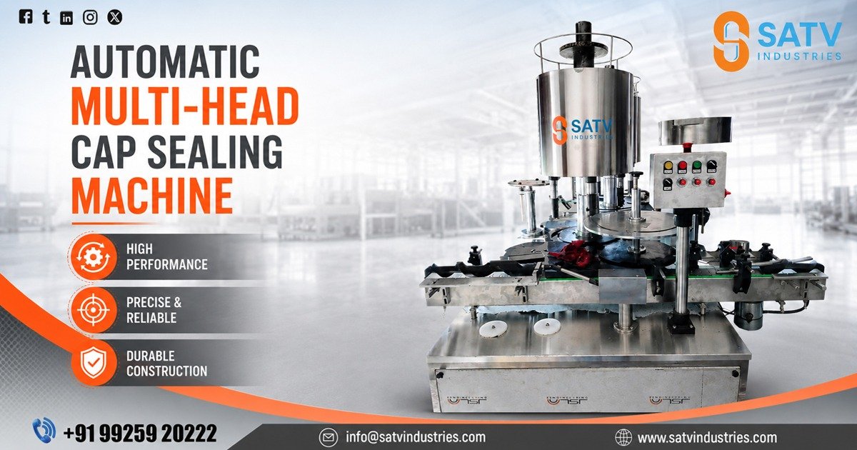 Automatic Multi-Head Cap Sealing Machine in Nepal