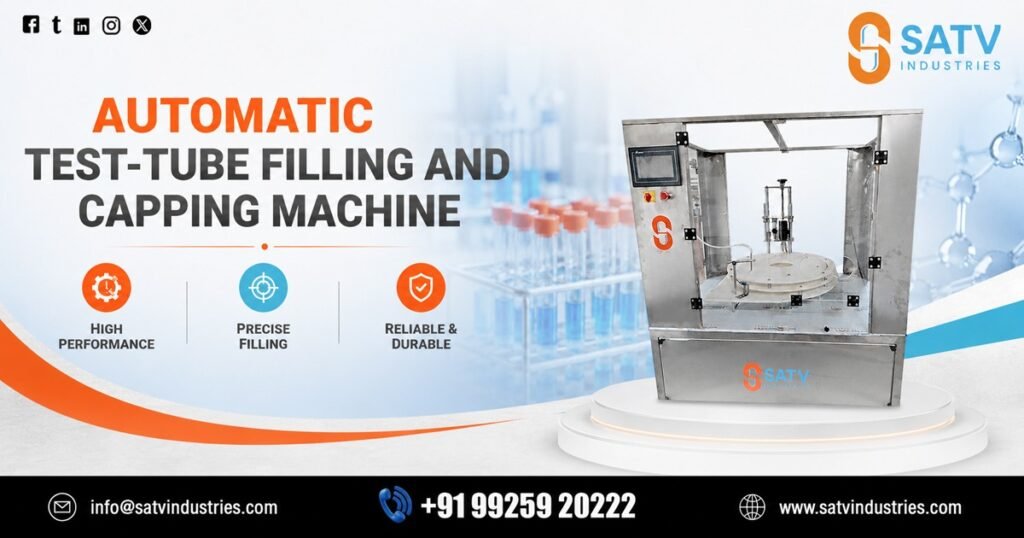 Automatic Test-Tube Filling and Capping Machine in Bangladesh