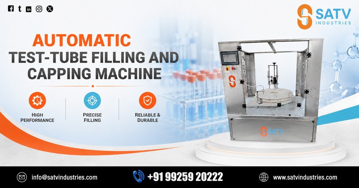 Automatic Test-Tube Filling and Capping Machine in Bangladesh