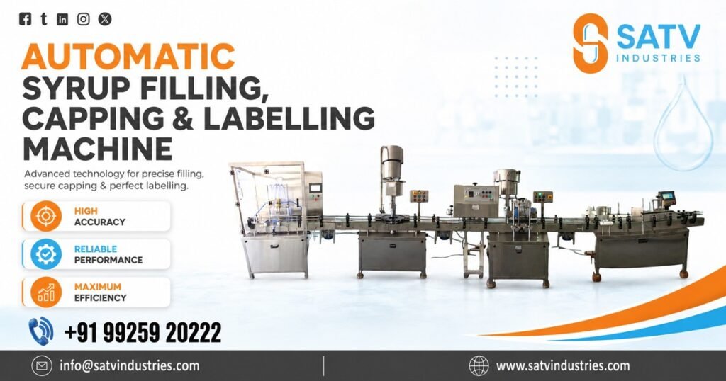 Automatic Syrup Filling Capping and Labelling Machine in Bangladesh