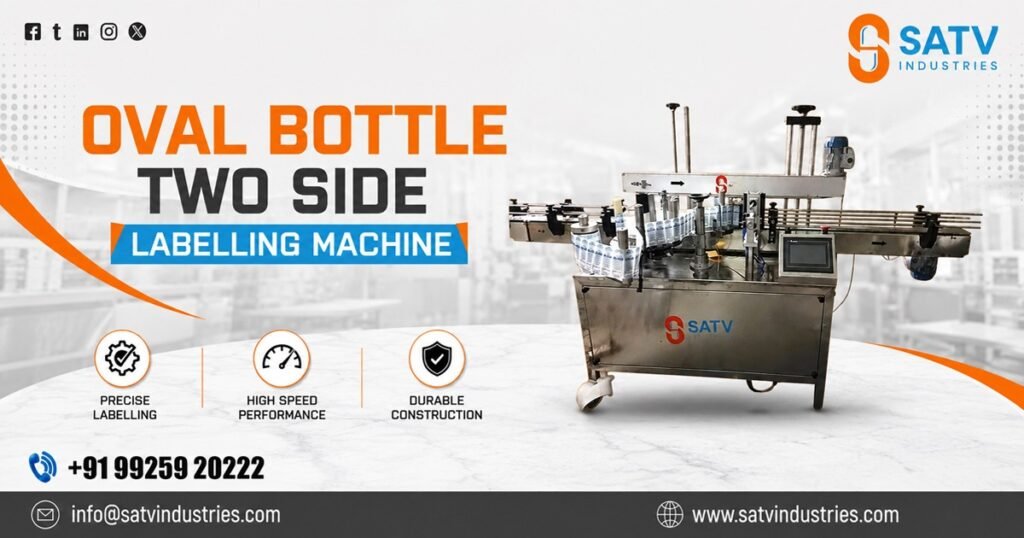 Oval Bottle Two Side Labelling Machine in Nepal