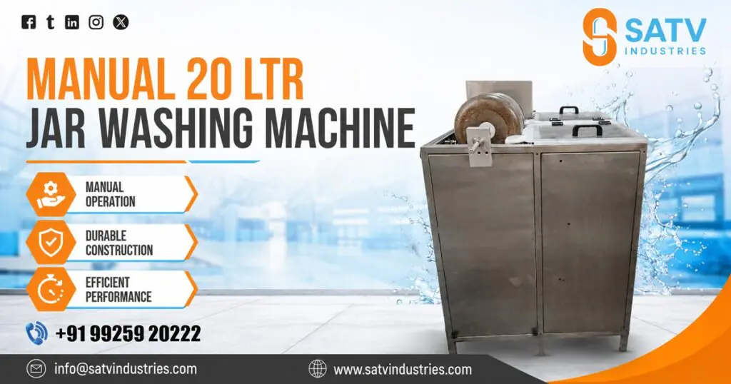 Manual 20 Liter Jar Washing Machine in Nepal