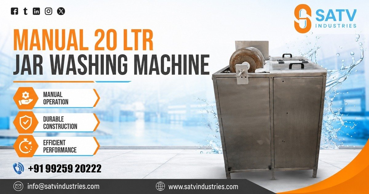 Manual 20 Liter Jar Washing Machine in Nepal